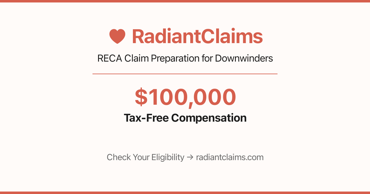Downwinders Form.pdf RECA Claim Preparation for Downwinders